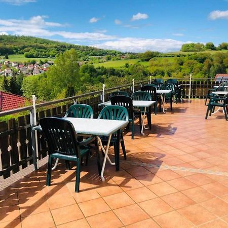 Café Pension Sonnenkanzel Staatsbad Brückenau Exterior foto