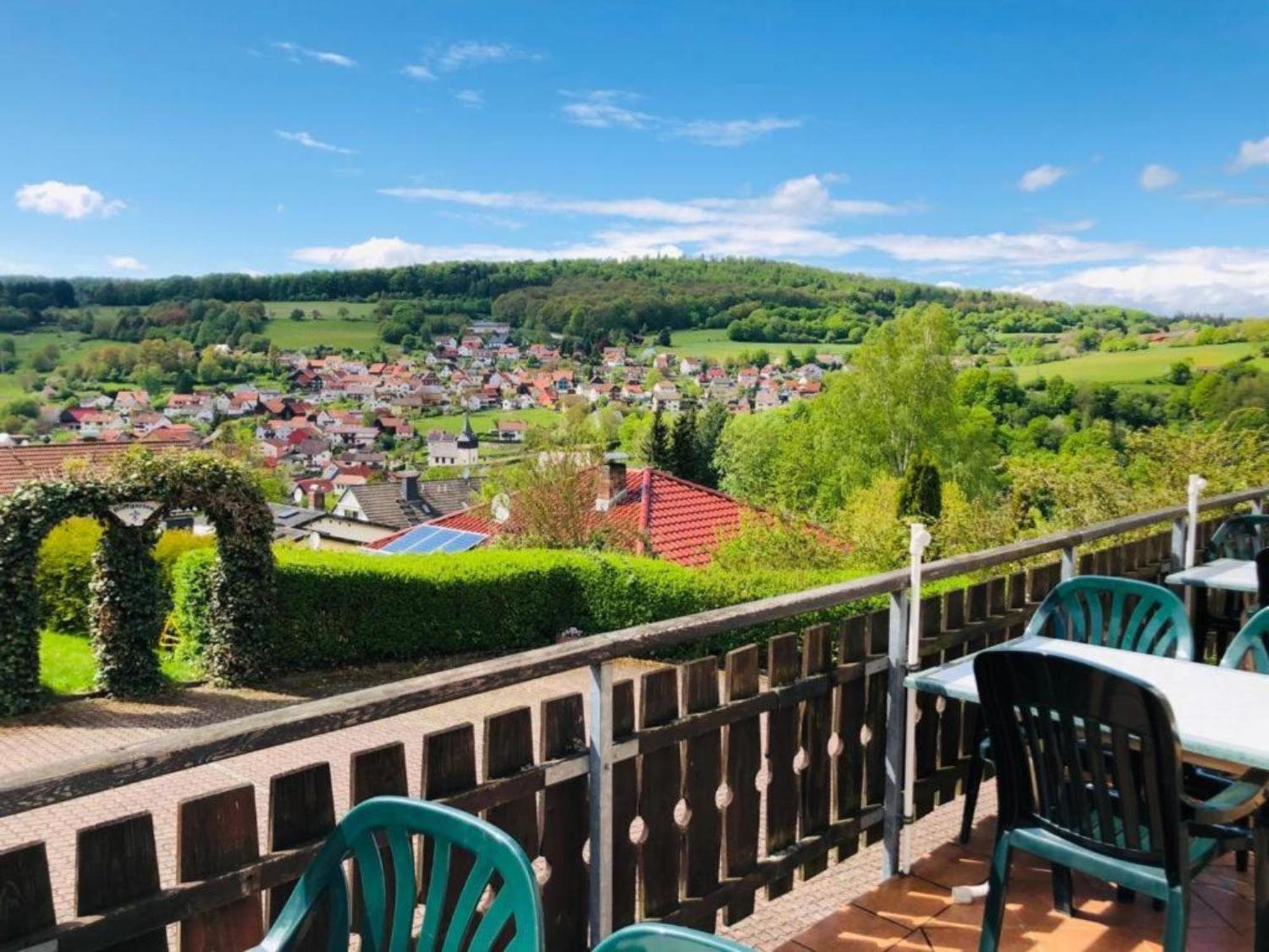 Café Pension Sonnenkanzel Staatsbad Brückenau Exterior foto