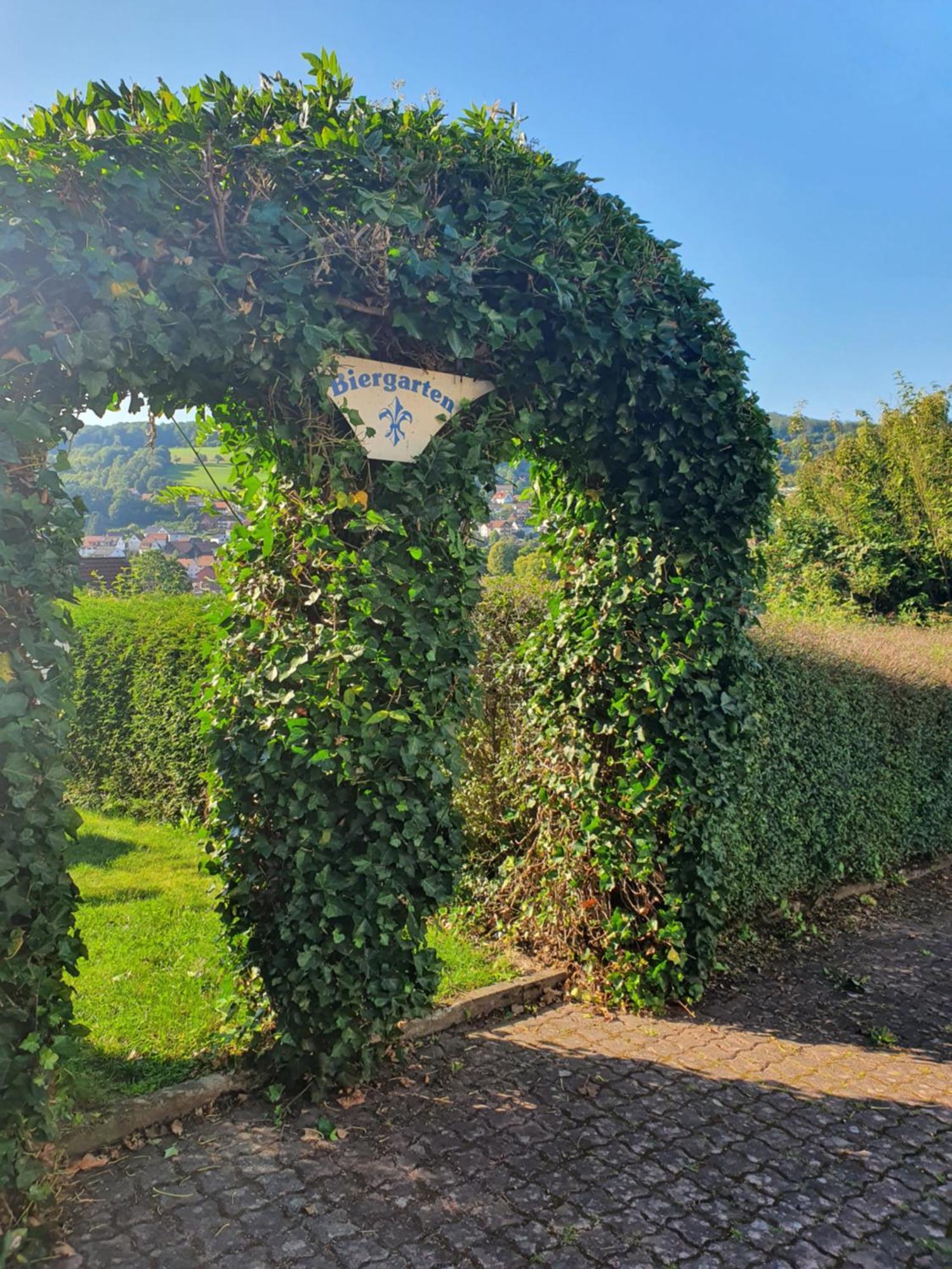 Café Pension Sonnenkanzel Staatsbad Brückenau Exterior foto